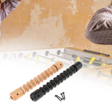 Maxbell Shuffleboard Scorer Wood Snooker Billiard Scoreboard for Table Foosball Game Wood and Black