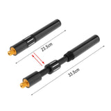 Maxbell Pool Cue Extension Retractable Snooker Pool Cue Extender for Billiard Lovers Gold