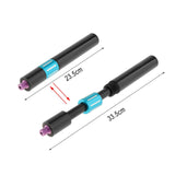 Maxbell Pool Cue Extension Retractable Snooker Pool Cue Extender for Billiard Lovers Purple