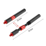 Maxbell Pool Cue Extension Retractable Snooker Pool Cue Extender for Billiard Lovers Red
