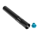 Maxbell Pool Cue Extension Retractable Snooker Pool Cue Extender for Billiard Lovers Blue