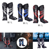 Maxbell Kickboxing Shin Guards Adults Shin Instep Pads for Sports Sparring Grappling M Red Black