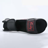 Maxbell Kickboxing Shin Guards Adults Shin Instep Pads for Sports Sparring Grappling M Red Black