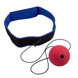 Maxbell Maxbell Boxing Reflex Ball Headband for Kids Adults Home Gym Mma Adjustable Headband Blue Black