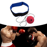 Maxbell Maxbell Boxing Reflex Ball Headband for Kids Adults Home Gym Mma Adjustable Headband Blue Black