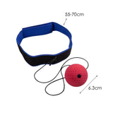 Maxbell Maxbell Boxing Reflex Ball Headband for Kids Adults Home Gym Mma Adjustable Headband Blue Black