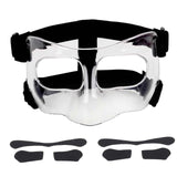 Maxbell Basketball Mask Face Shield for Broken Nose Face Mask Nose Guard Shield Style A
