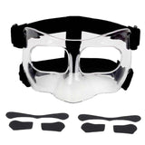 Maxbell Basketball Mask Face Shield for Broken Nose Face Mask Nose Guard Shield Style A