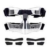 Maxbell Basketball Mask Face Shield for Broken Nose Face Mask Nose Guard Shield Style B