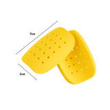 Maxbell 1 Pair Mini Soccer Shin Guards Protective Gear for Boys Girls Outdoor Sports Yellow