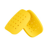 Maxbell 1 Pair Mini Soccer Shin Guards Protective Gear for Boys Girls Outdoor Sports Yellow