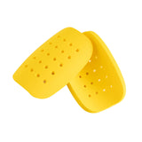 Maxbell 1 Pair Mini Soccer Shin Guards Protective Gear for Boys Girls Outdoor Sports Yellow