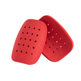 Maxbell 1 Pair Mini Soccer Shin Guards Protective Gear for Boys Girls Outdoor Sports Red