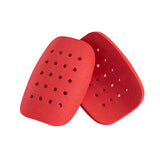 Maxbell 1 Pair Mini Soccer Shin Guards Protective Gear for Boys Girls Outdoor Sports Red