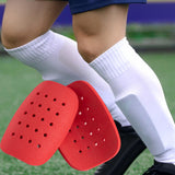 Maxbell 1 Pair Mini Soccer Shin Guards Protective Gear for Boys Girls Outdoor Sports Red