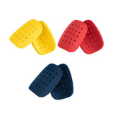 Maxbell 2Pcs Mini Soccer Shin Guards Shin Pads Protector Calf Guards Protective Gear Yellow