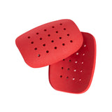 Maxbell 2Pcs Mini Soccer Shin Guards Shin Pads Protector Calf Guards Protective Gear Red