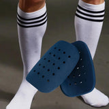 Maxbell 2Pcs Mini Soccer Shin Guards Shin Pads Protector Calf Guards Protective Gear Blue