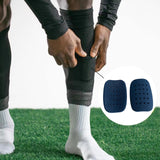 Maxbell 2Pcs Mini Soccer Shin Guards Shin Pads Protector Calf Guards Protective Gear Blue
