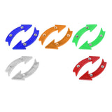 Maxbell 2Pcs Bike Wheel Reflectors Bike Spoke Reflectors for Mountain Bike Road Bike White