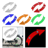Maxbell 2Pcs Bike Wheel Reflectors Bike Spoke Reflectors for Mountain Bike Road Bike White
