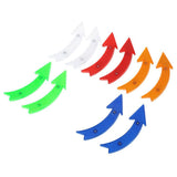 Maxbell 2Pcs Bike Wheel Reflectors Bike Spoke Reflectors for Mountain Bike Road Bike White