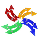 Maxbell 2Pcs Bike Wheel Reflectors Bike Spoke Reflectors for Mountain Bike Road Bike White