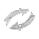 Maxbell 2Pcs Bike Wheel Reflectors Bike Spoke Reflectors for Mountain Bike Road Bike White