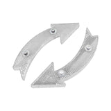 Maxbell 2Pcs Bike Wheel Reflectors Bike Spoke Reflectors for Mountain Bike Road Bike White