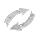 Maxbell 2Pcs Bike Wheel Reflectors Bike Spoke Reflectors for Mountain Bike Road Bike White