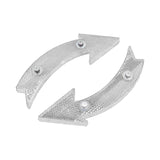 Maxbell 2Pcs Bike Wheel Reflectors Bike Spoke Reflectors for Mountain Bike Road Bike White