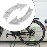 Maxbell 2Pcs Bike Wheel Reflectors Bike Spoke Reflectors for Mountain Bike Road Bike White