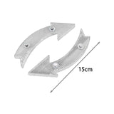 Maxbell 2Pcs Bike Wheel Reflectors Bike Spoke Reflectors for Mountain Bike Road Bike White