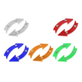 Maxbell 2Pcs Bike Wheel Reflectors Bike Spoke Reflectors for Mountain Bike Road Bike White