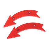 Maxbell 2Pcs Bike Wheel Reflectors Bike Spoke Reflectors for Mountain Bike Road Bike Red