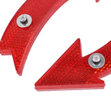 Maxbell 5x2Pcs Bike Wheel Reflectors Bike Spoke Reflectors for Mountain Bike Road Bike Red