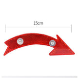 Maxbell 2x2Pcs Bike Wheel Reflectors Bike Spoke Reflectors for Mountain Bike Road Bike Red