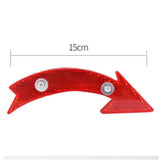 Maxbell 2Pcs Bike Wheel Reflectors Bike Spoke Reflectors for Mountain Bike Road Bike Red