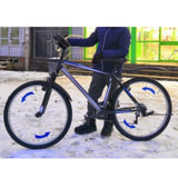 Maxbell 2Pcs Bike Wheel Reflectors Bike Spoke Reflectors for Mountain Bike Road Bike Blue