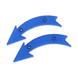 Maxbell 2Pcs Bike Wheel Reflectors Bike Spoke Reflectors for Mountain Bike Road Bike Blue