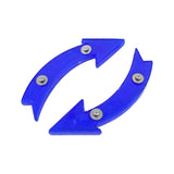 Maxbell 2Pcs Bike Wheel Reflectors Bike Spoke Reflectors for Mountain Bike Road Bike Blue