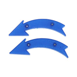 Maxbell 2Pcs Bike Wheel Reflectors Bike Spoke Reflectors for Mountain Bike Road Bike Blue