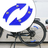 Maxbell 2Pcs Bike Wheel Reflectors Bike Spoke Reflectors for Mountain Bike Road Bike Blue