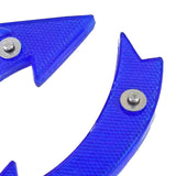 Maxbell 2Pcs Bike Wheel Reflectors Bike Spoke Reflectors for Mountain Bike Road Bike Blue