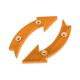 Maxbell 2Pcs Bike Wheel Reflectors Bike Spoke Reflectors for Mountain Bike Road Bike Yellow