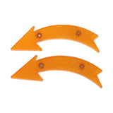 Maxbell 2Pcs Bike Wheel Reflectors Bike Spoke Reflectors for Mountain Bike Road Bike Yellow