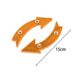 Maxbell 2Pcs Bike Wheel Reflectors Bike Spoke Reflectors for Mountain Bike Road Bike Yellow