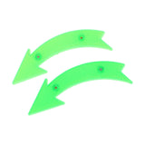 Maxbell 2Pcs Bike Wheel Reflectors Bike Spoke Reflectors for Mountain Bike Road Bike Green