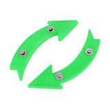 Maxbell 2Pcs Bike Wheel Reflectors Bike Spoke Reflectors for Mountain Bike Road Bike Green