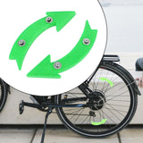 Maxbell 2Pcs Bike Wheel Reflectors Bike Spoke Reflectors for Mountain Bike Road Bike Green